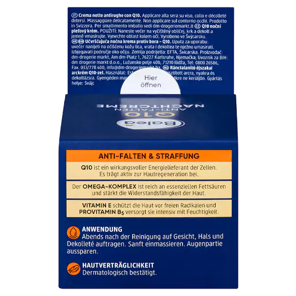 کرم شب ضد چروک Q10 باله آ