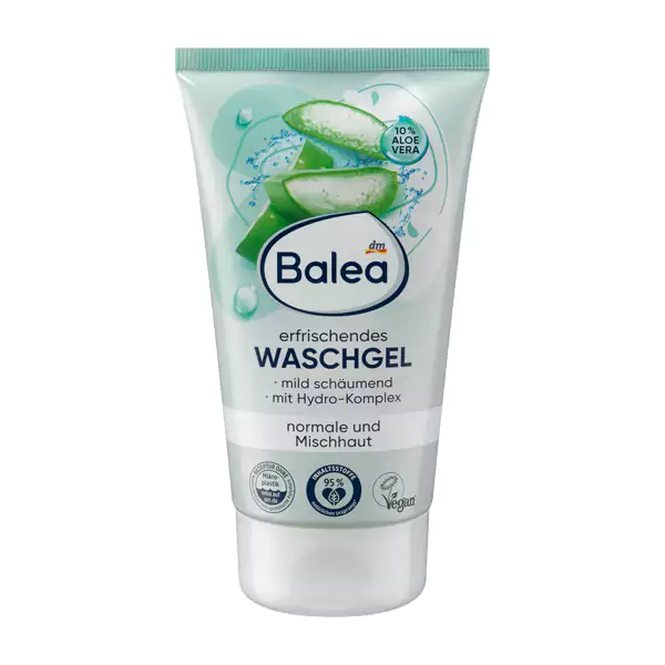 ژل شستشو صورت باله آ مدل آلوئه ورا مخصوص پوست نرمال و مختلط