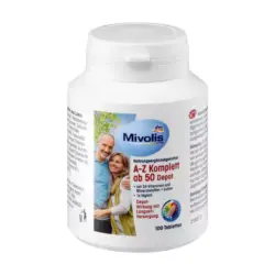 قرص مولتی ویتامین A-z depot بالای 50 سال میولیس