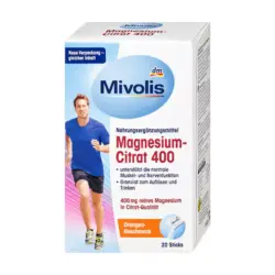 ساشه منیزیم سیترات 400 میولیس بسته 20 عددی