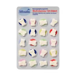 قرص جویدنی مولتی ویتامین کودکان میوولیس ۲۰ عددی