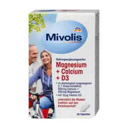 مکمل منیزیم + کلسیم + D3 میوولیس 45 عددی