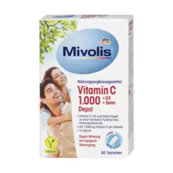 مکمل ویتامین سی 1000 و D3 و سلنیوم میوولیس 30 عددی