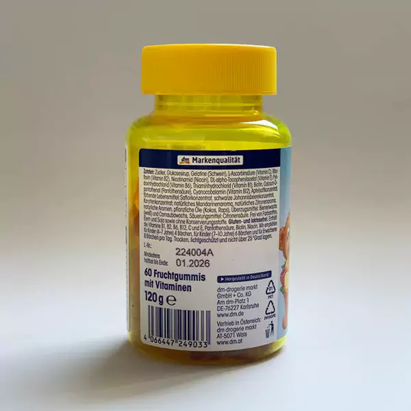 پک سه عددی پاسیتل مولتی ویتامین کودکان میولیس