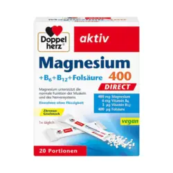 پودر منیزیم 400 + ویتامین های B6 و B12 + اسید فولیک دوپل هرز آلمان