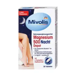 قرص منیزیم 500 سه فاز شبانه میولیس 30 عددی