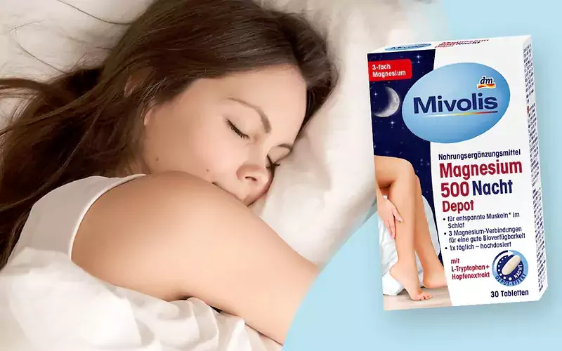 قرص منیزیم 500 سه فاز شبانه میولیس 30 عددی