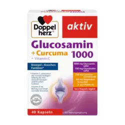 قرص گلوکوزامین+کورکوما 1000 دوپل هرز 40 عددی