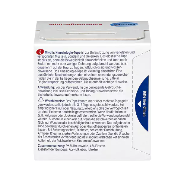 نوار چسب کینزیولوژی ضد درد میولیس