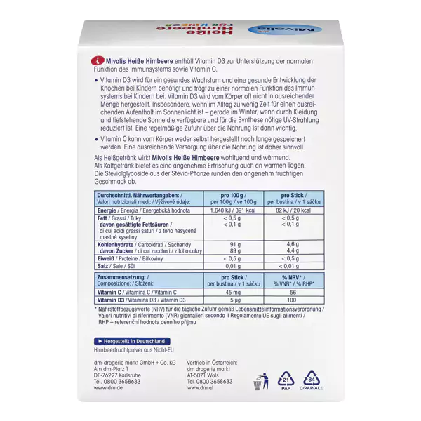 ساشه ویتامین C و D3 کودکان میوولس