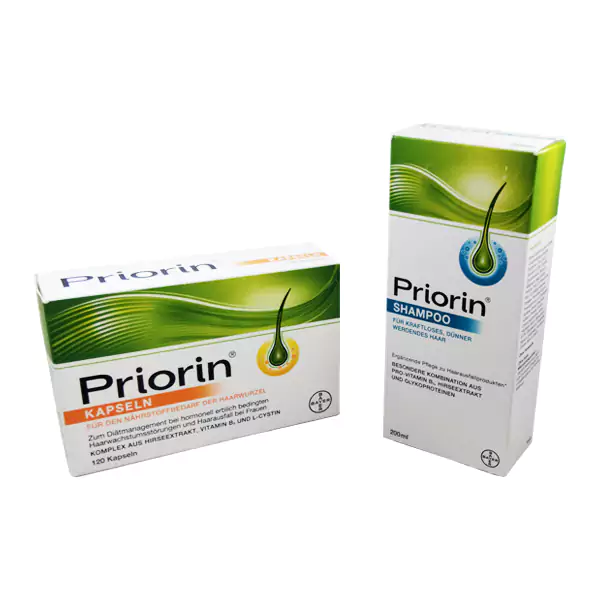 پکیج قرص و شامپو ضد ریزش مو پریورین