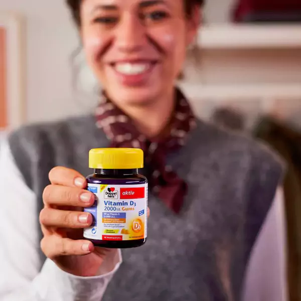 ویتامین D3 پاستیلی 2000 دوپل هرز آلمان