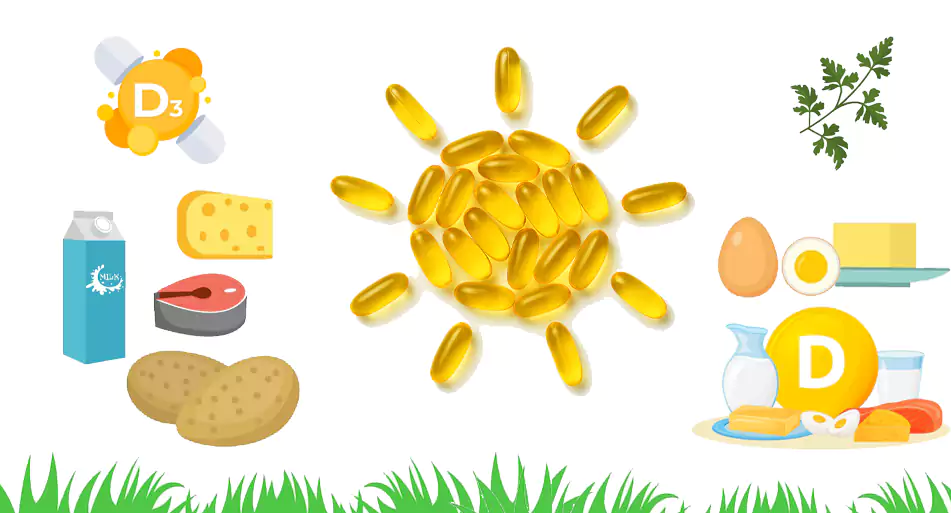 فواید استفاده از مکمل و ویتامین خارجی (D) در پاییز و زمستان